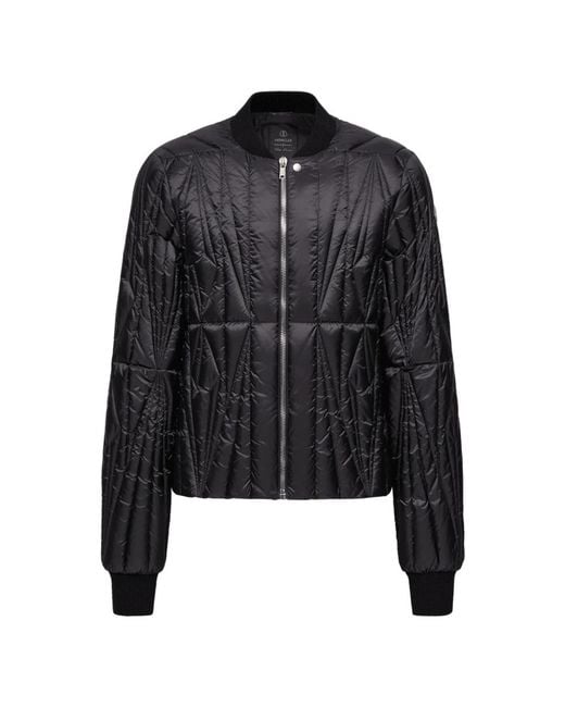 Moncler Black Bomber Jackets for men
