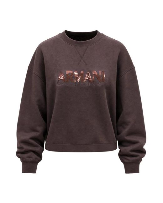 ARMANI EXCHANGE Brown Sweatshirts