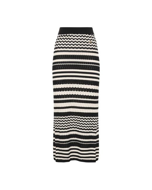 Akep Maxi Skirts in het Black