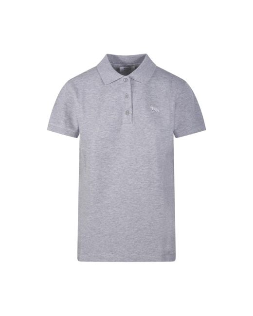 Maison Kitsuné Gray Polo Shirts