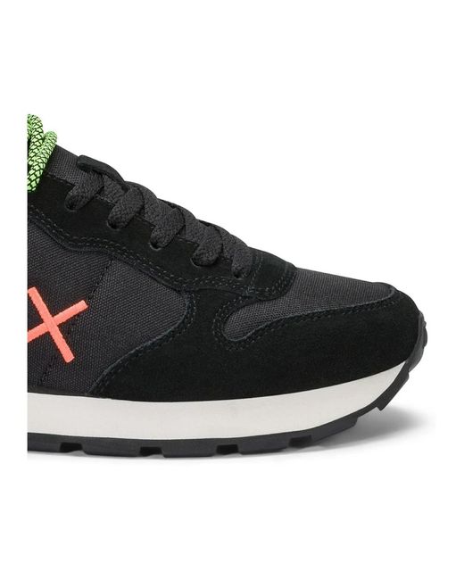 Sun 68 Black Sneakers for men