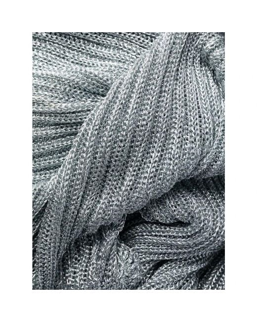 Ganni Gray Knitted Dresses
