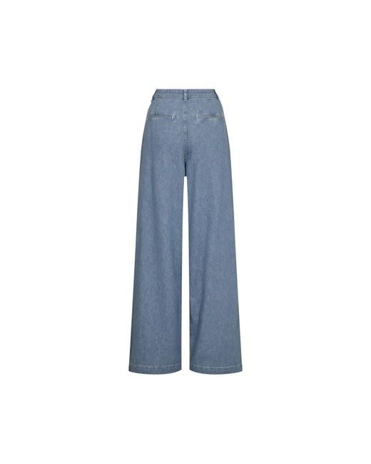Mos Mosh Blue Wide Jeans