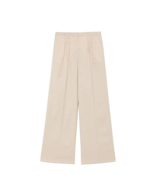 Barbara Bui Natural Wide Trousers