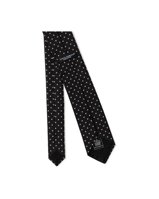 Ties di Dolce & Gabbana in Black da Uomo