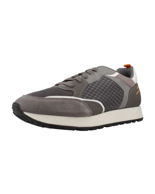 Geox Stylische sneakers für männer in Gray für Herren