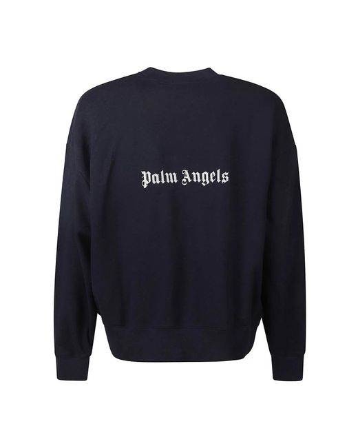 Palm Angels Blue Sweatshirts for men