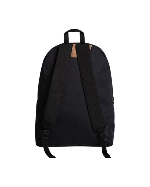 Napapijri Tassen ,Blauw ,Polyester Blauwe Polyester Rugzak Met Ritssluiting in het Black voor heren