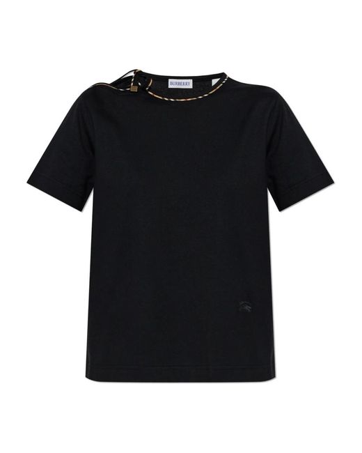 T-Shirts Burberry de color Black