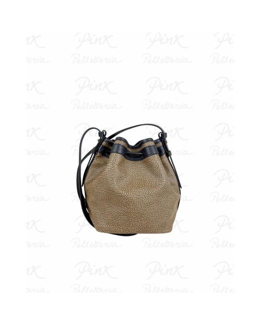 Bucket Bags di Borbonese in Natural