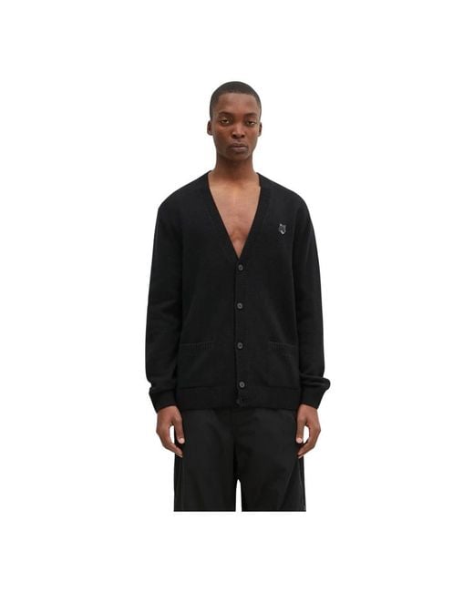 Cardigans Maison Kitsuné de hombre de color Black