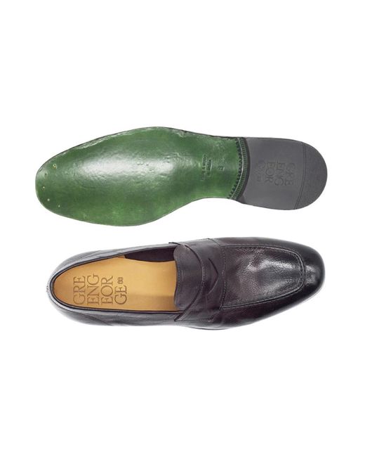 Shoes > flats > loafers Green George pour homme en coloris Brown