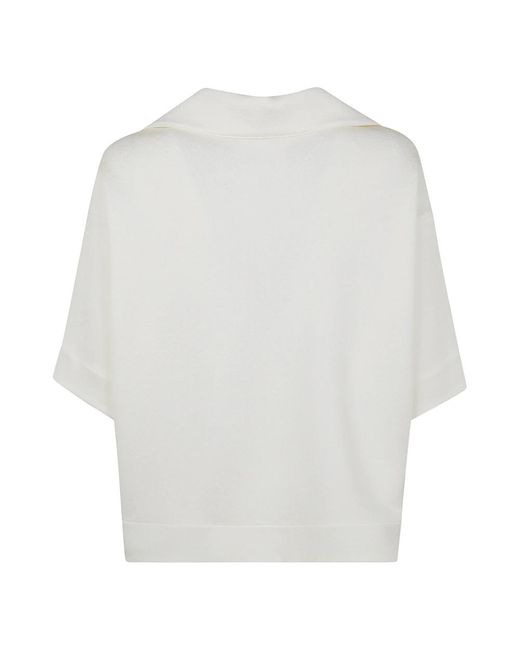 Jil Sander Polo Shirts in het White