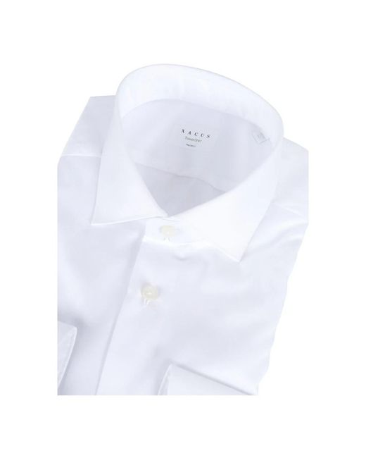 Xacus Camicia in het White voor heren