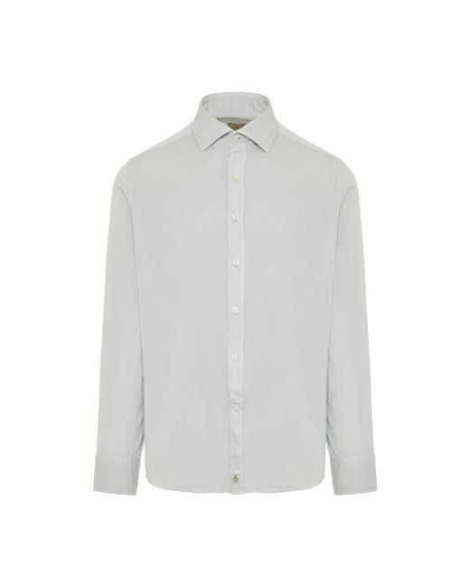 Camicia in cotone con elastan di Sonrisa in White da Uomo
