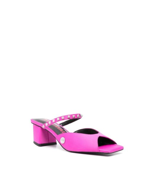 Shoes > heels > heeled mules Just Cavalli en coloris Pink