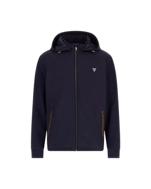 Guess Blue Zip-Throughs for men