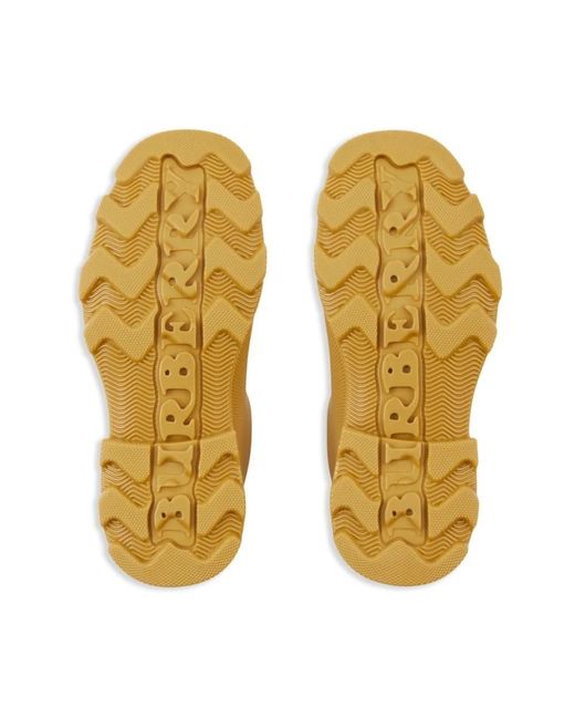 Burberry Yellow Rain Boots for men