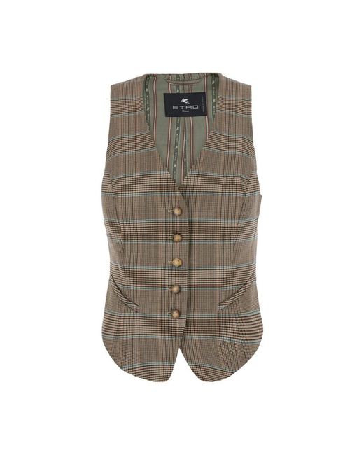 Vests Etro en coloris Gray