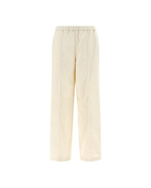 Fabiana Filippi Natural Straight Trousers