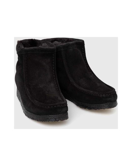 Clarks Black Ankle Boots
