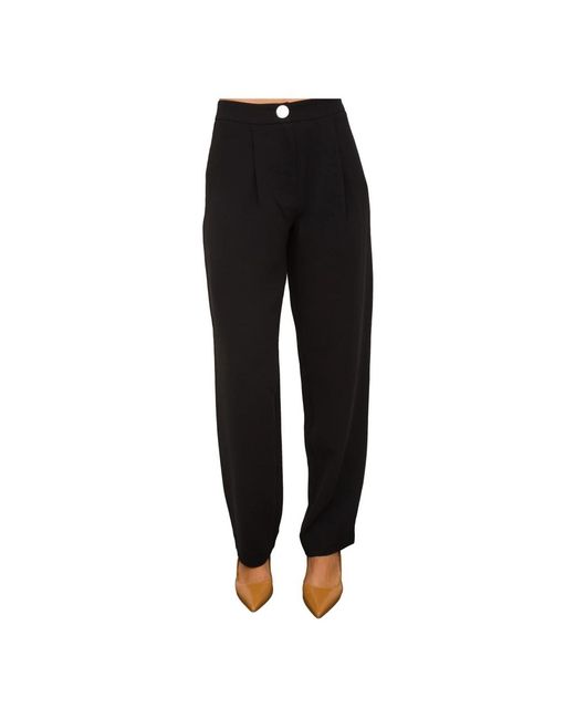 ARMANI EXCHANGE Black Wide Trousers