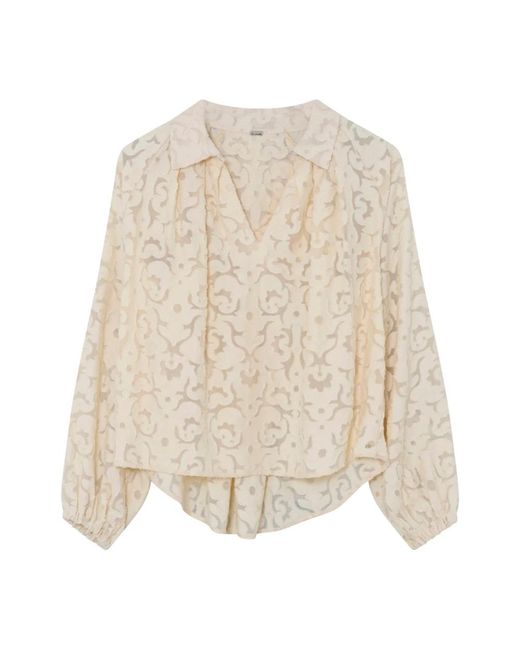 GUSTAV Annsofie Blouse in het Natural
