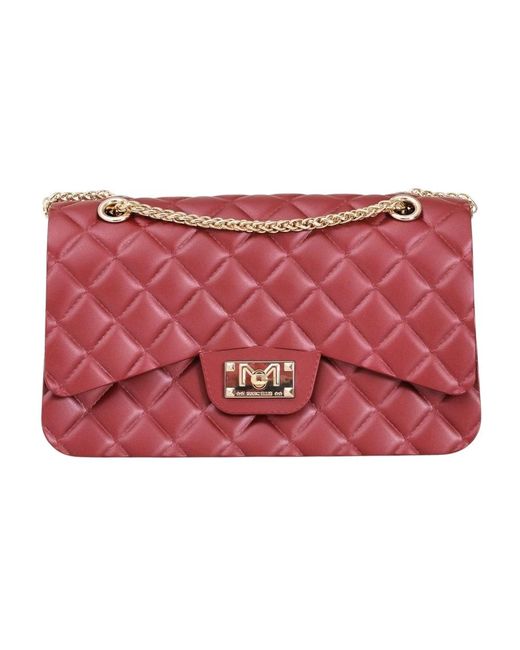 Marc Ellis Red Rote Stepp-Schultertasche Flat Falcon