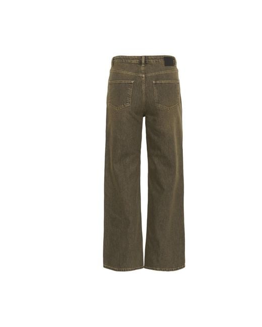 Wide Jeans di My Essential Wardrobe in Green