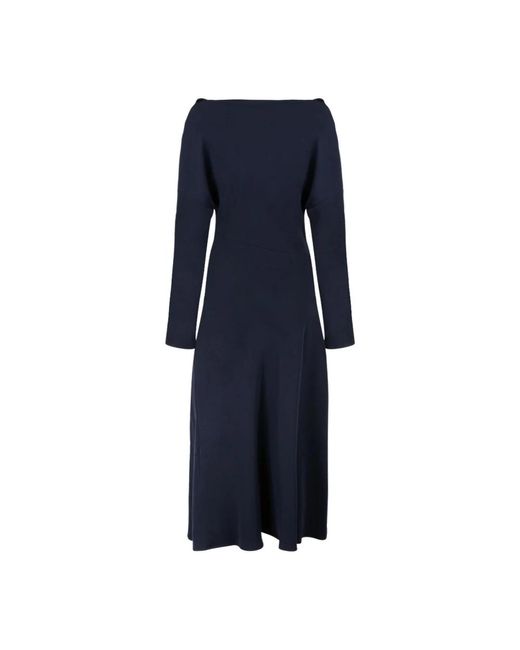 P.A.R.O.S.H. P.A.R.O..H. ,Kleedjes ,Blauw ,Blauwe Lange Jurk in het Blue