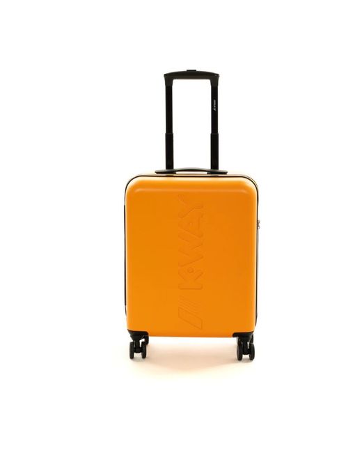 K-Way Orange Cabin Bags for men
