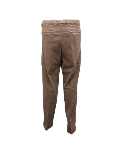 Seventy Broeken ,Bruin ,Katoen Tobacco Broek in het Brown voor heren