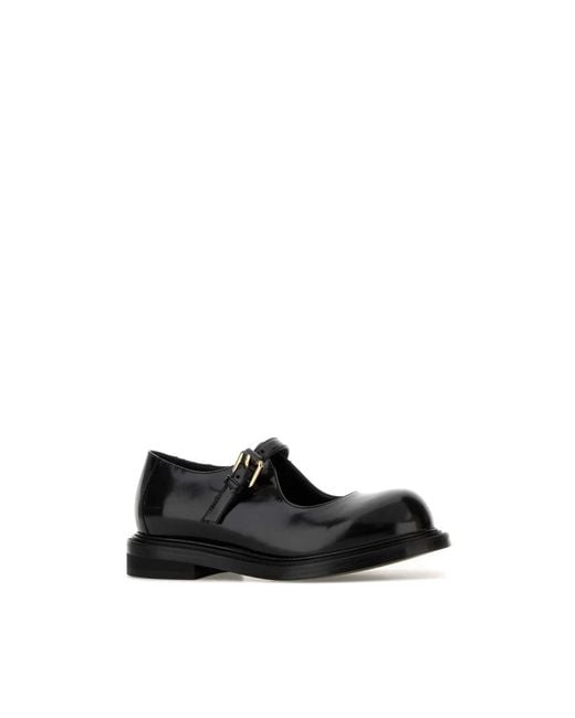 Moschino Black Flats