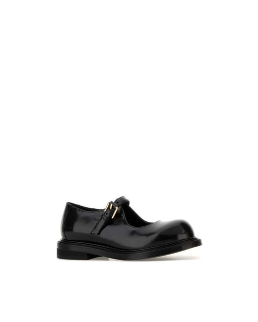 Moschino Black Flats