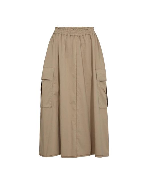 Mos Mosh Natural Midi Skirts
