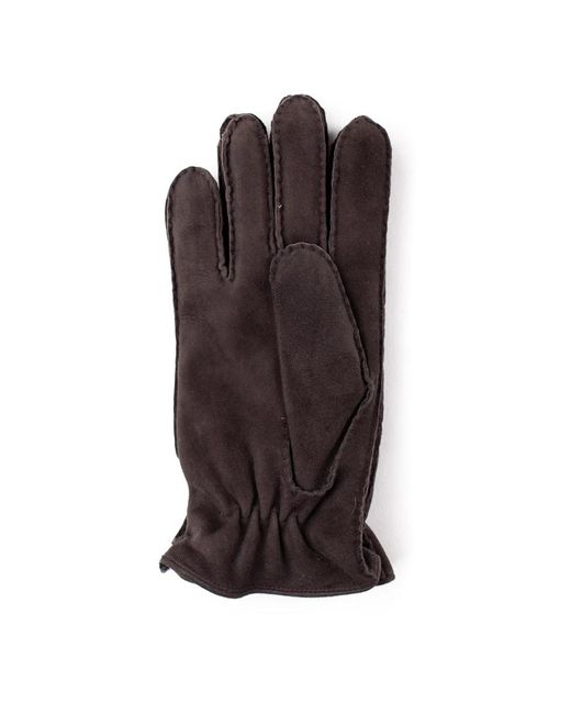 Orciani Kaschmirgefütterte wildlederhandschuhe in Brown für Herren
