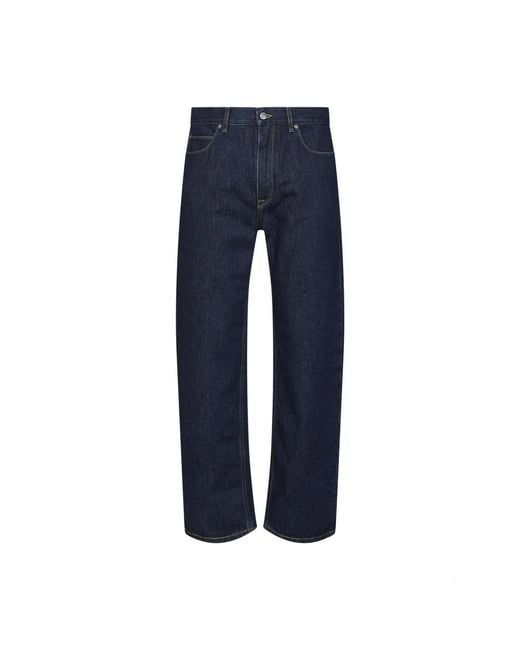 Fendi Blue Straight Jeans for men