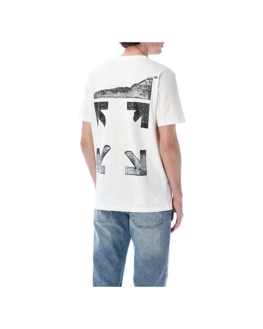 Off-White c/o Virgil Abloh Blue T-Shirts for men