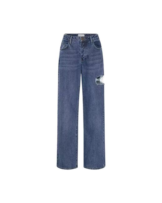 One Teaspoon Blue Jackson Mid Waist Jeans