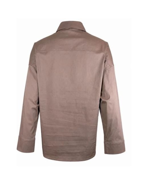 D.exterior Brown Shirts