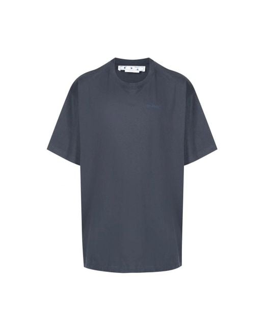 Off-White c/o Virgil Abloh T-Shirts in het Blue voor heren
