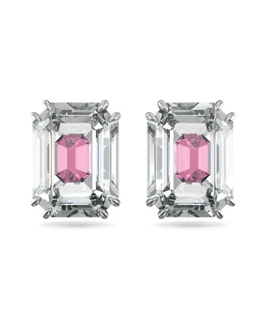 Swarovski Pink Chroma Stud Earrings
