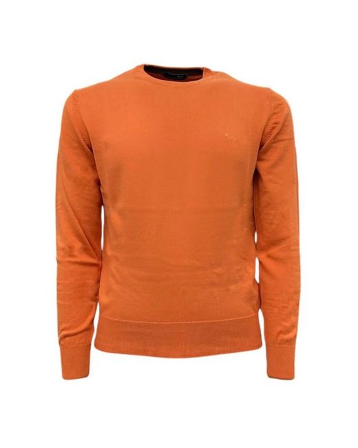Harmont & Blaine Orange Round-Neck Knitwear for men