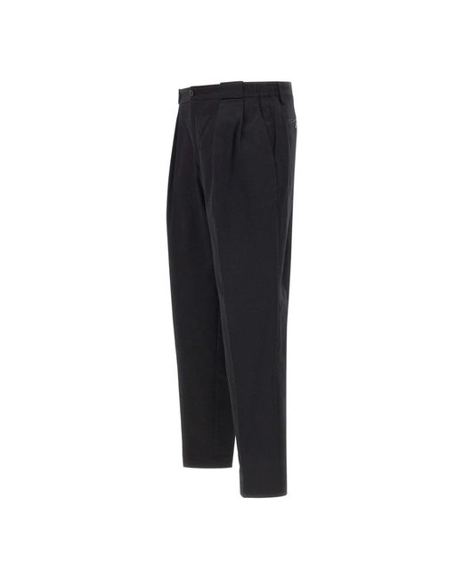BRIGLIA Black Suit Trousers for men