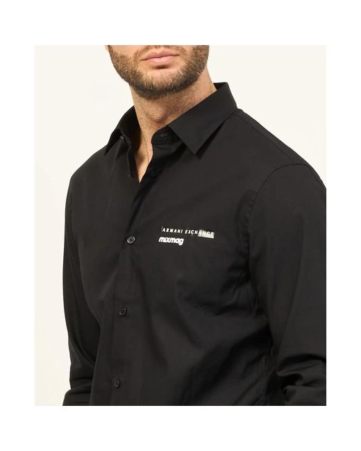 Armani Exchange Blouses shirts in Black für Herren