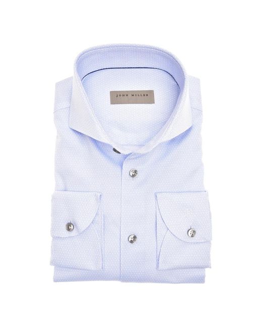John Miller Blue Formal Shirts for men
