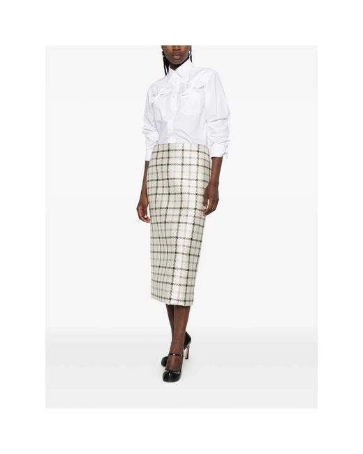 Moschino Overhemden ,Wit ,Camicia in het White