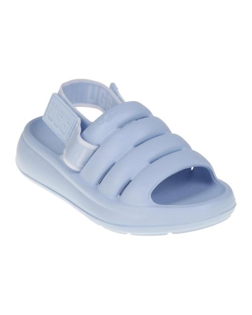 Ugg Blue Flat Sandals