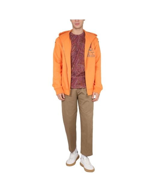 Zip-Throughs Etro pour homme en coloris Orange