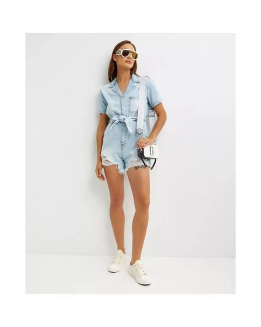 Playsuits One Teaspoon en coloris Blue